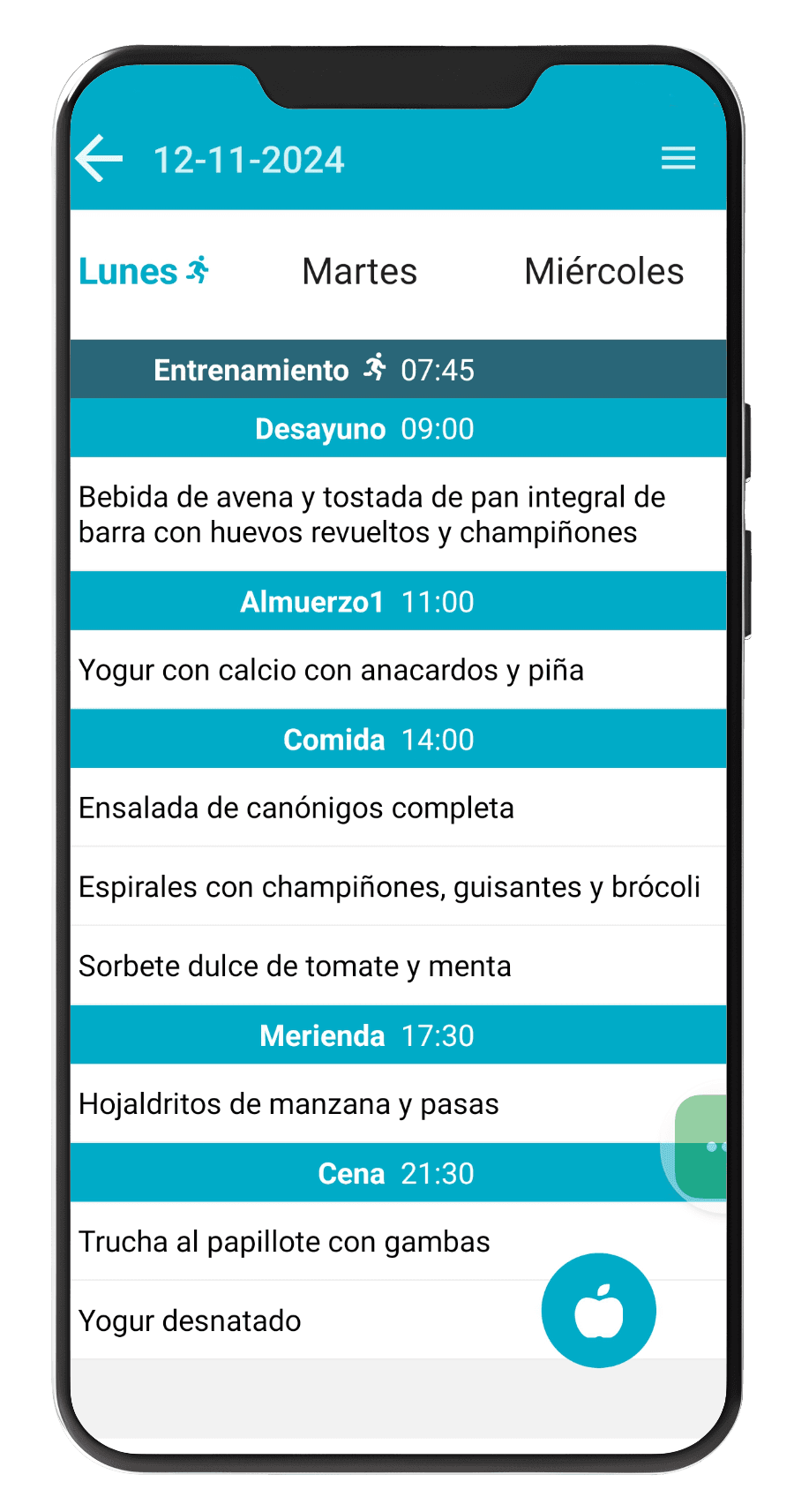 Planes dietéticos semanales